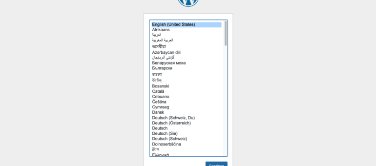 Cài đặt Wordpress